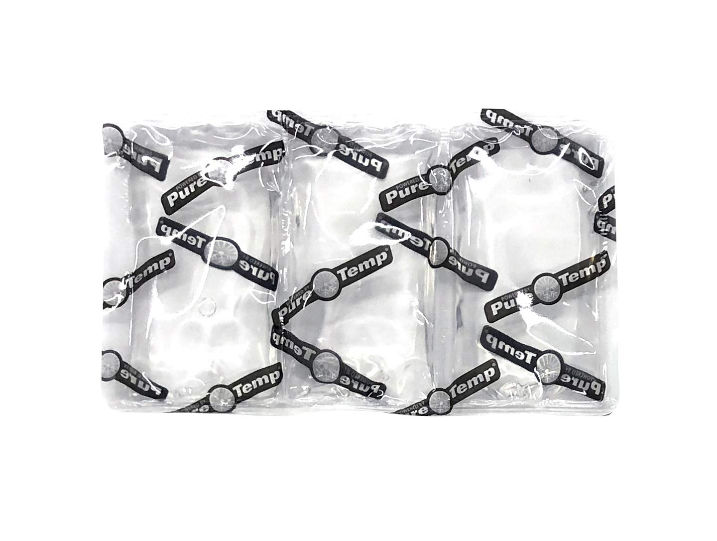 Glacier Tek packs recharging in ice water highlighting fast 30-minute recharge benefit