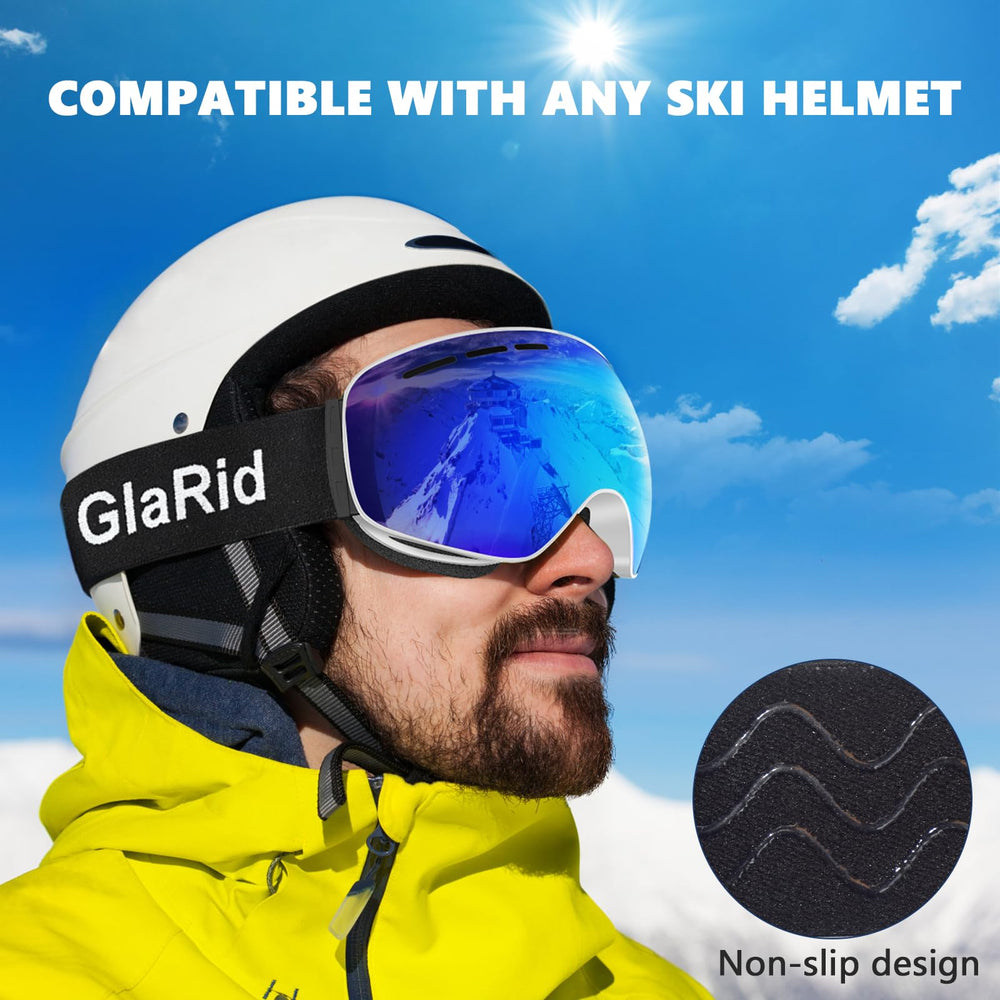GlaRid included bag and cleaning cloth protecting lens between runs