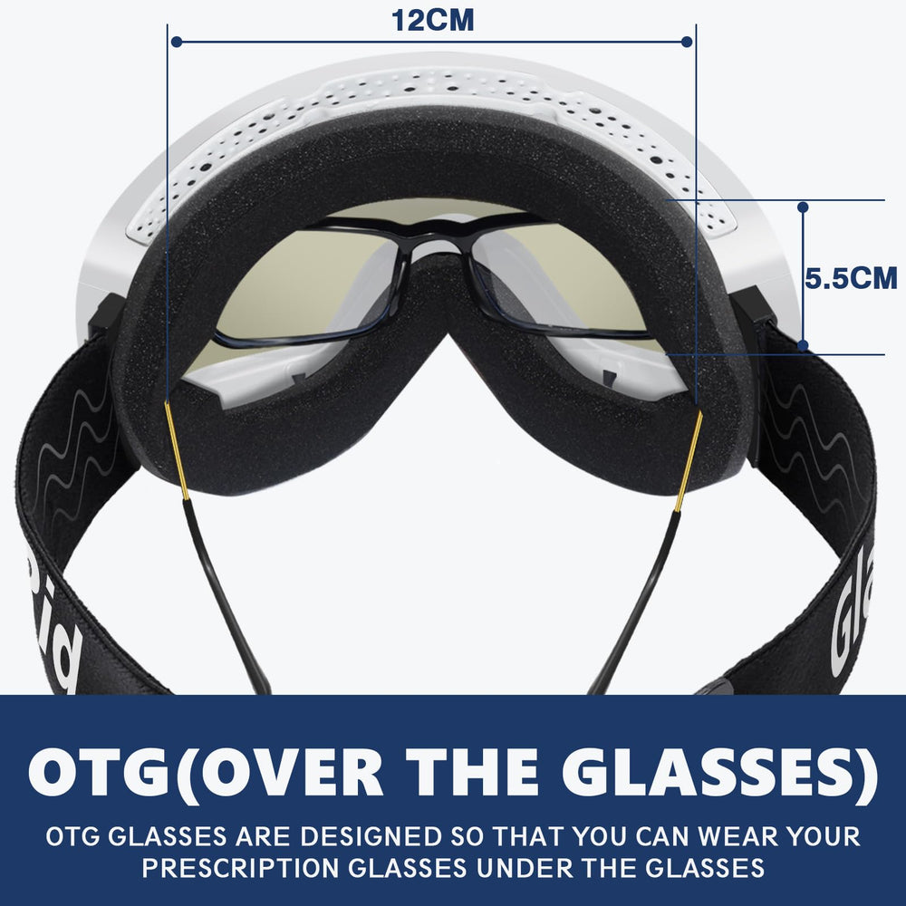 GlaRid side profile highlighting OTG fit and room for glasses