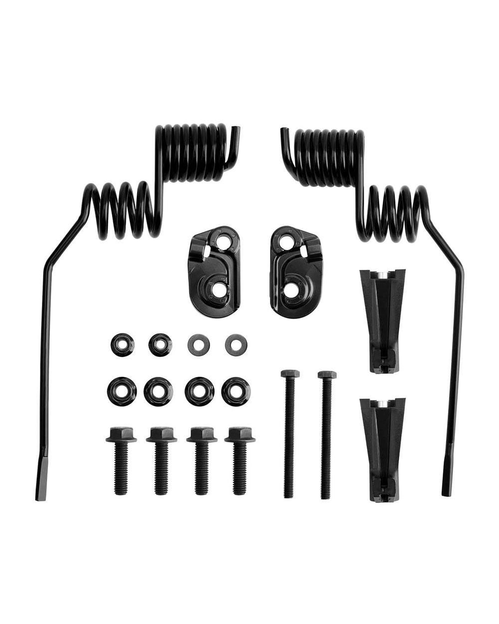 Gledewen front view of packaged rail mount scratchers, showing complete kit and benefits