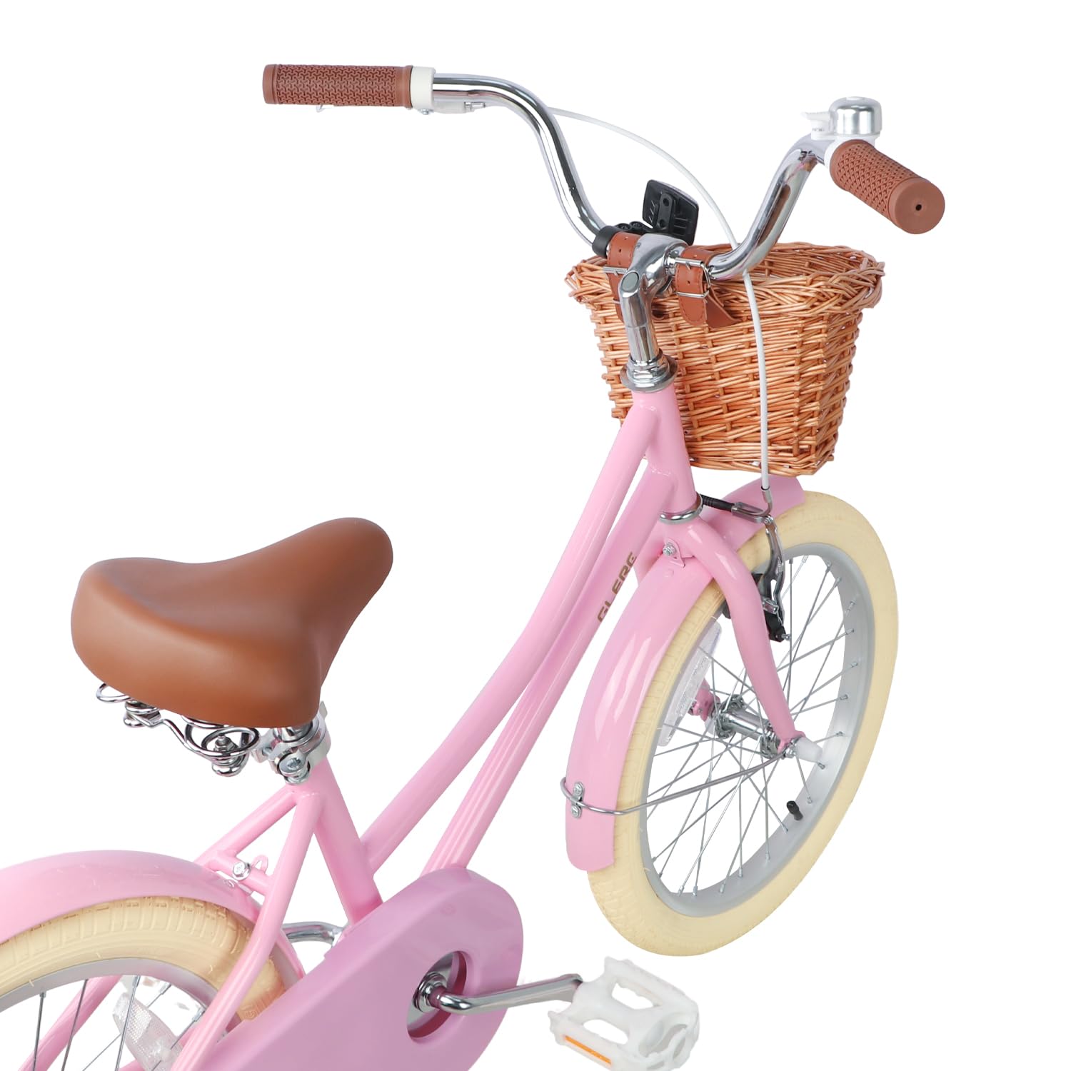 Glerc frame label and metal finish close-up highlighting durable build