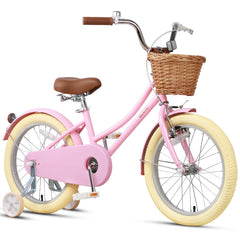Glerc bike front profile showing retro pink frame and vintage styling benefits