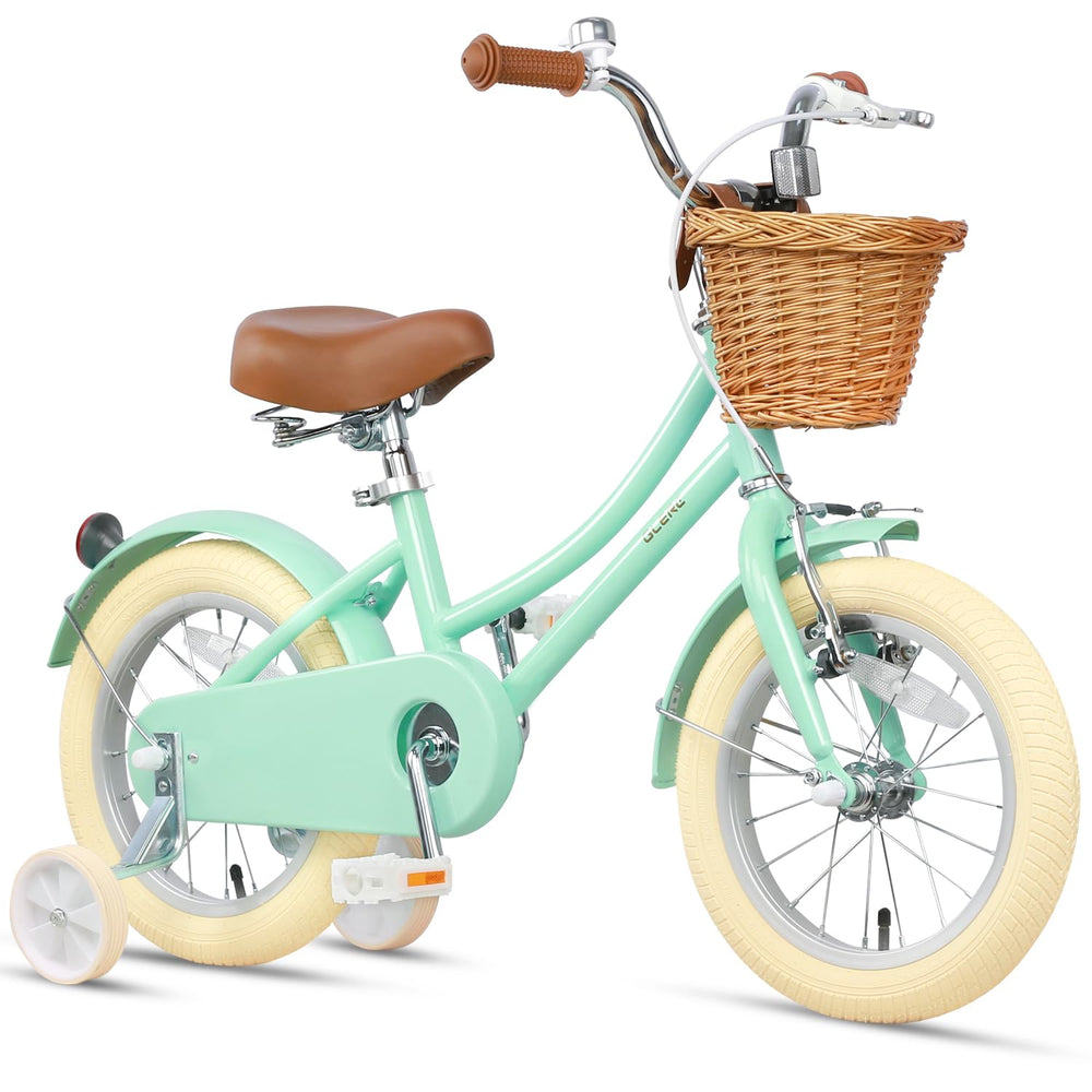 Glerc Little Molly front view showing mint green frame and retro styling, appealing look