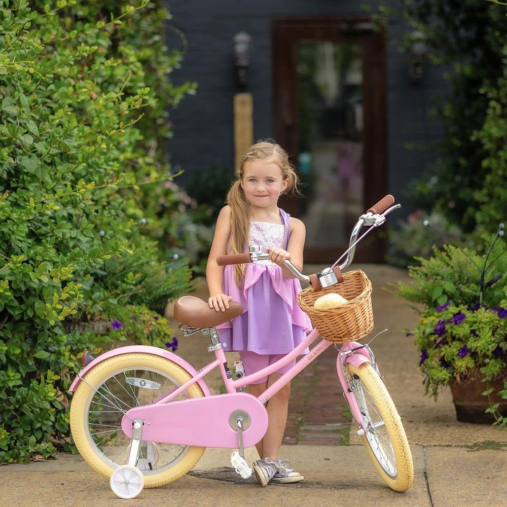 Glerc front wheel and coaster/hand brake assembly for secure stopping