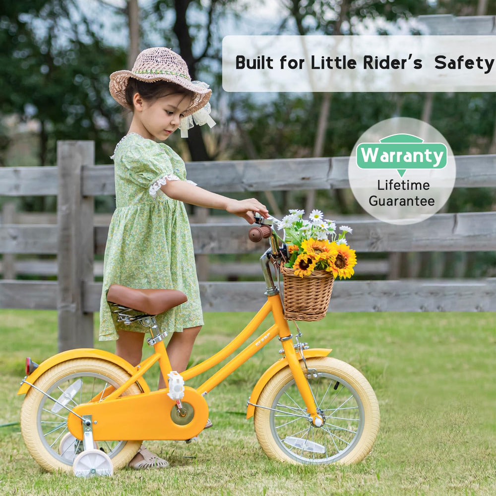 Glerc Little Molly training wheels detail showing secure mounts for steady learning