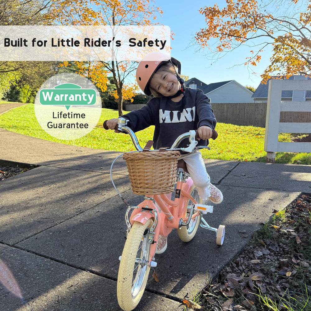 Glerc Little Molly training wheels attached illustrating balance support for beginners
