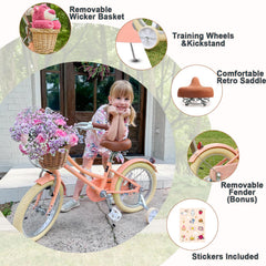 Glerc Little Molly wicker basket close-up with secure mount, convenient carry for toys