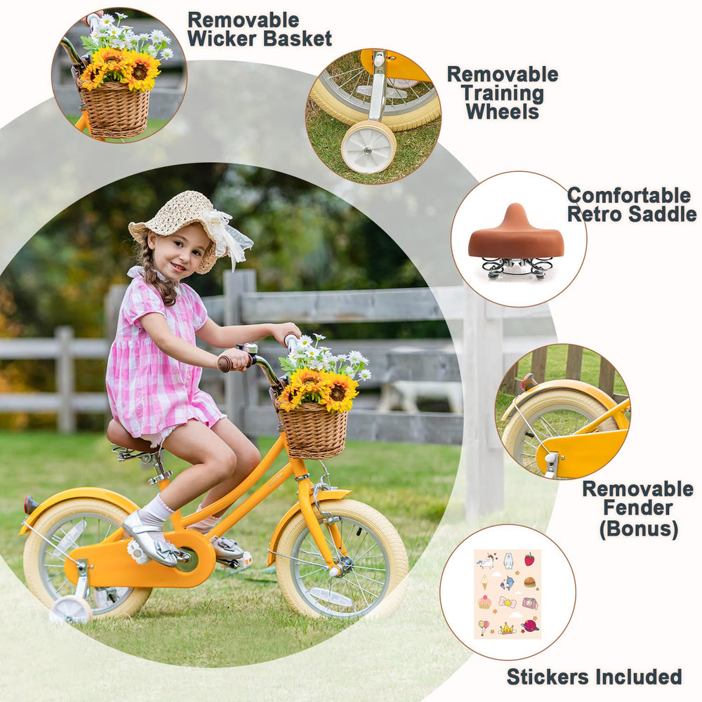 Glerc wicker basket carrying small items for convenient child storage