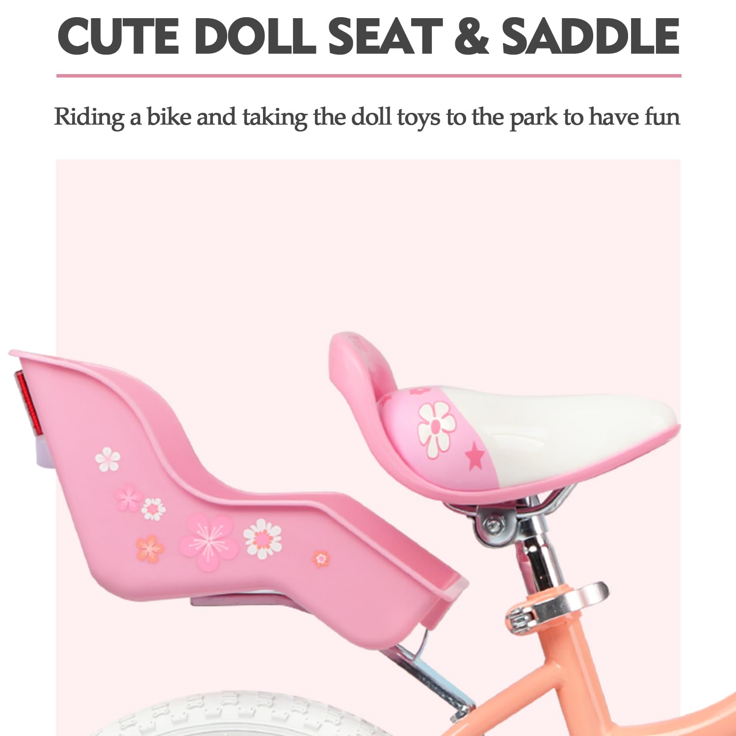 Glerc wheel and tire texture detail indicating durable traction for kids