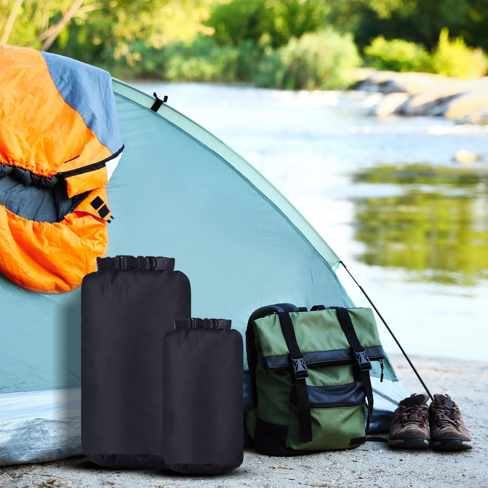 GliCraft 35L beside backpack demonstrating large-capacity storage advantage