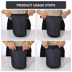 GliCraft 3L and 5L holding phone and power bank to protect electronics