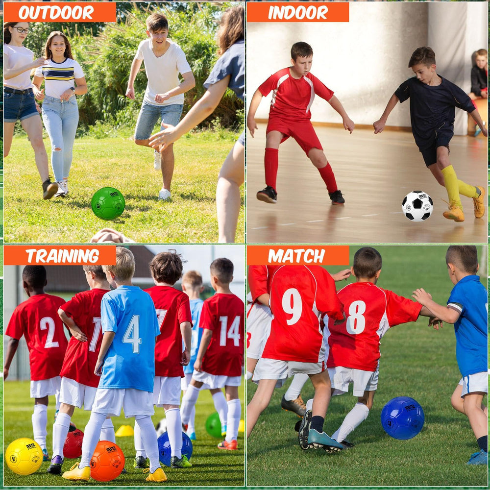 Glimin ball held in hand showing size 3 scale and easier control for children