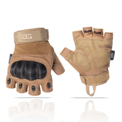 Glove Station front view tan gloves showing overall fit and style benefit: clear protection