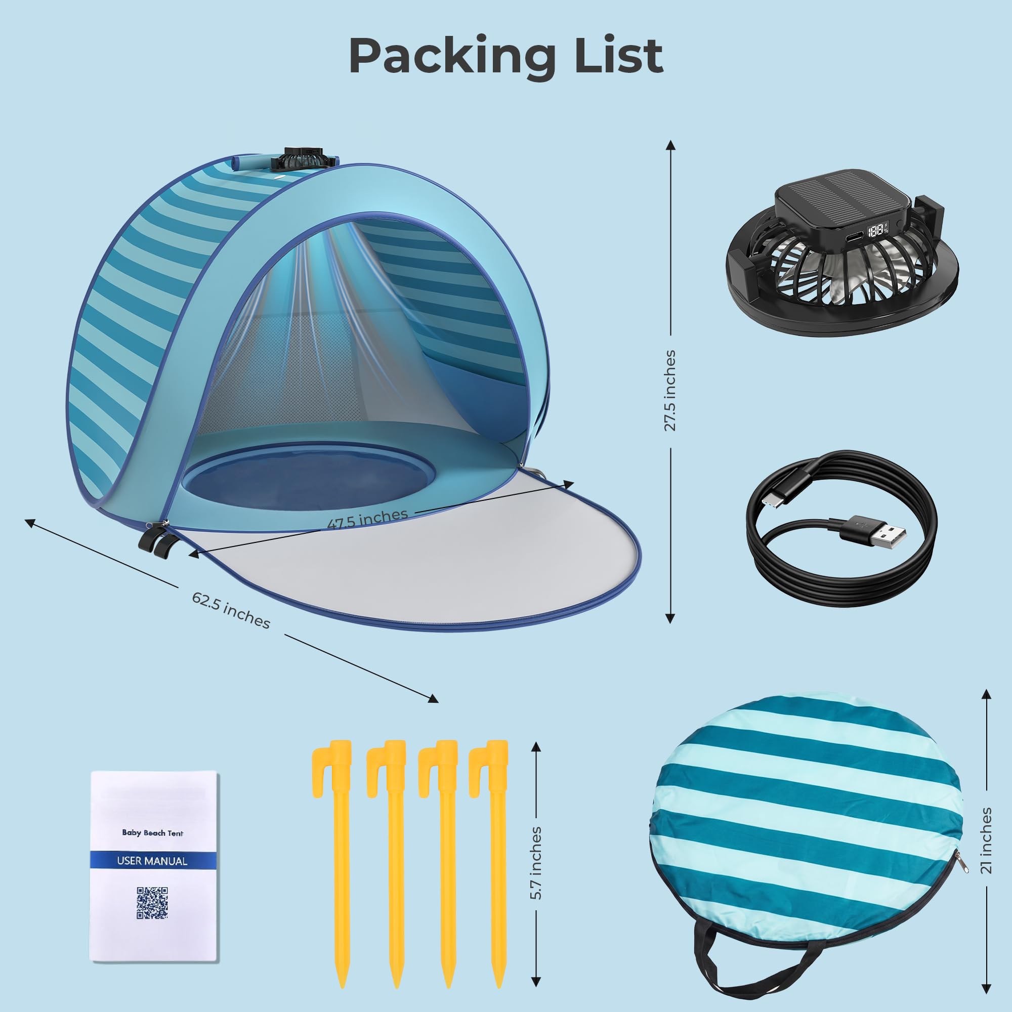 GLOW BY PARIS baby inside tent showing shaded comfortable play benefit