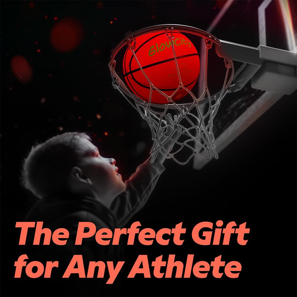 GlowCity ball with water splash showing water-resistant protection for rainy games