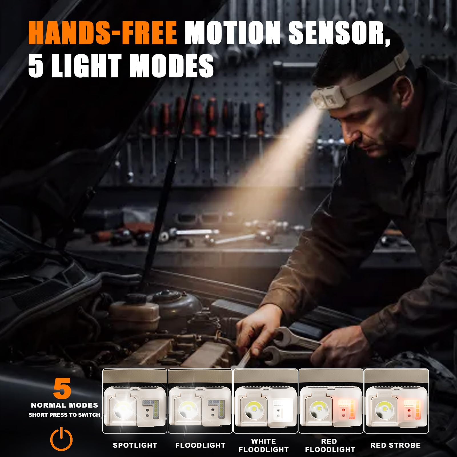 GloworPath motion sensor hand-wave demo enabling touchless operation benefit