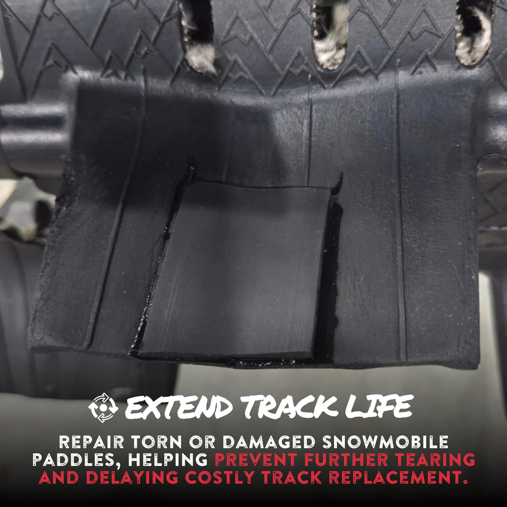 GlueTread glove and supplies arranged for clean, professional repairs