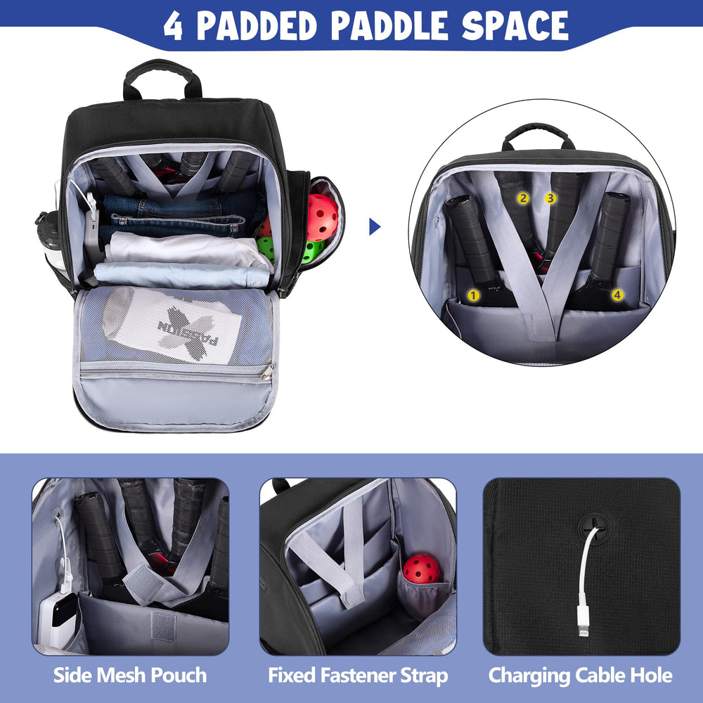 GOBUROS ventilated shoe compartment open with sneakers isolated and odor control