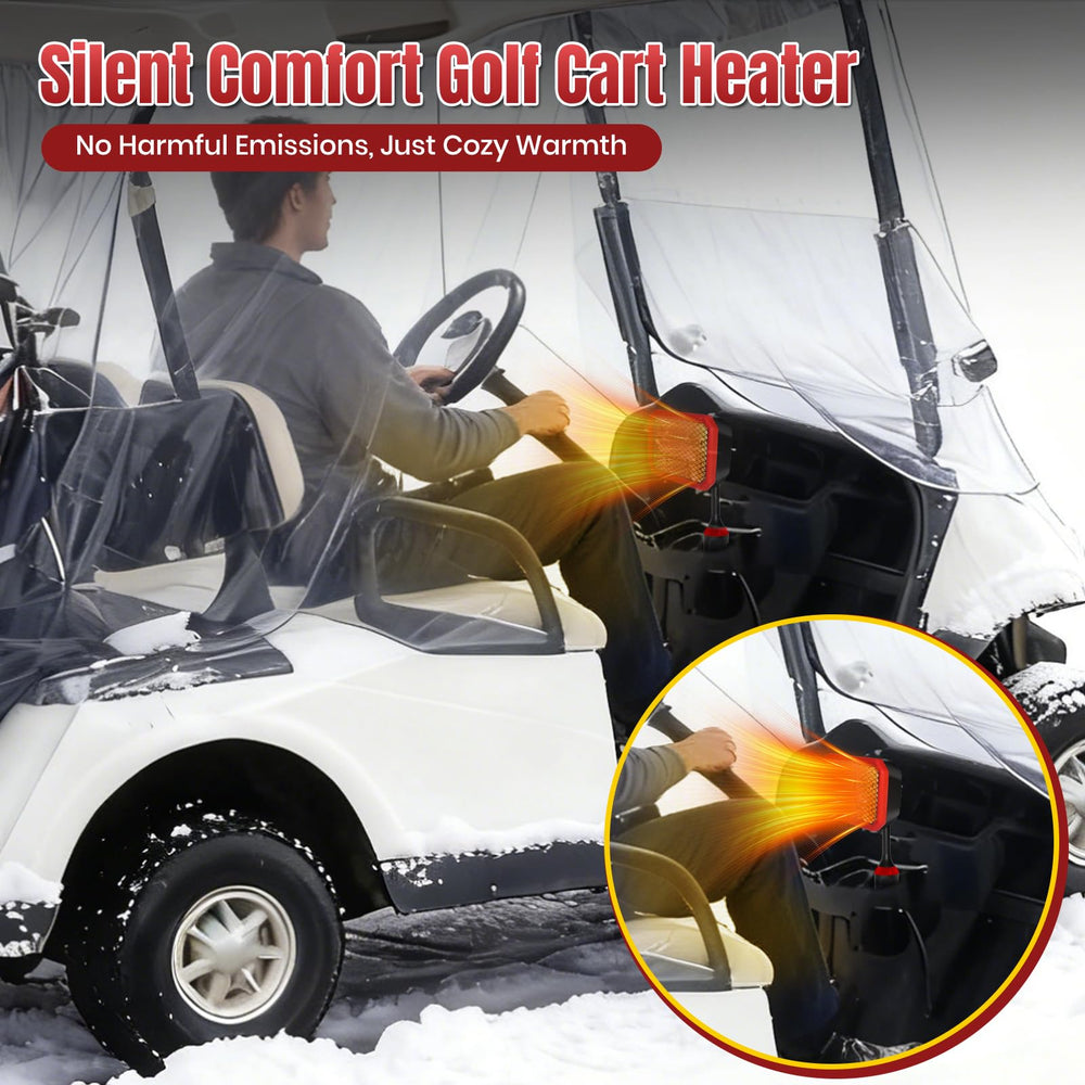 Gociean stable cup-holder base mounted in golf cart, prevents tipping while driving
