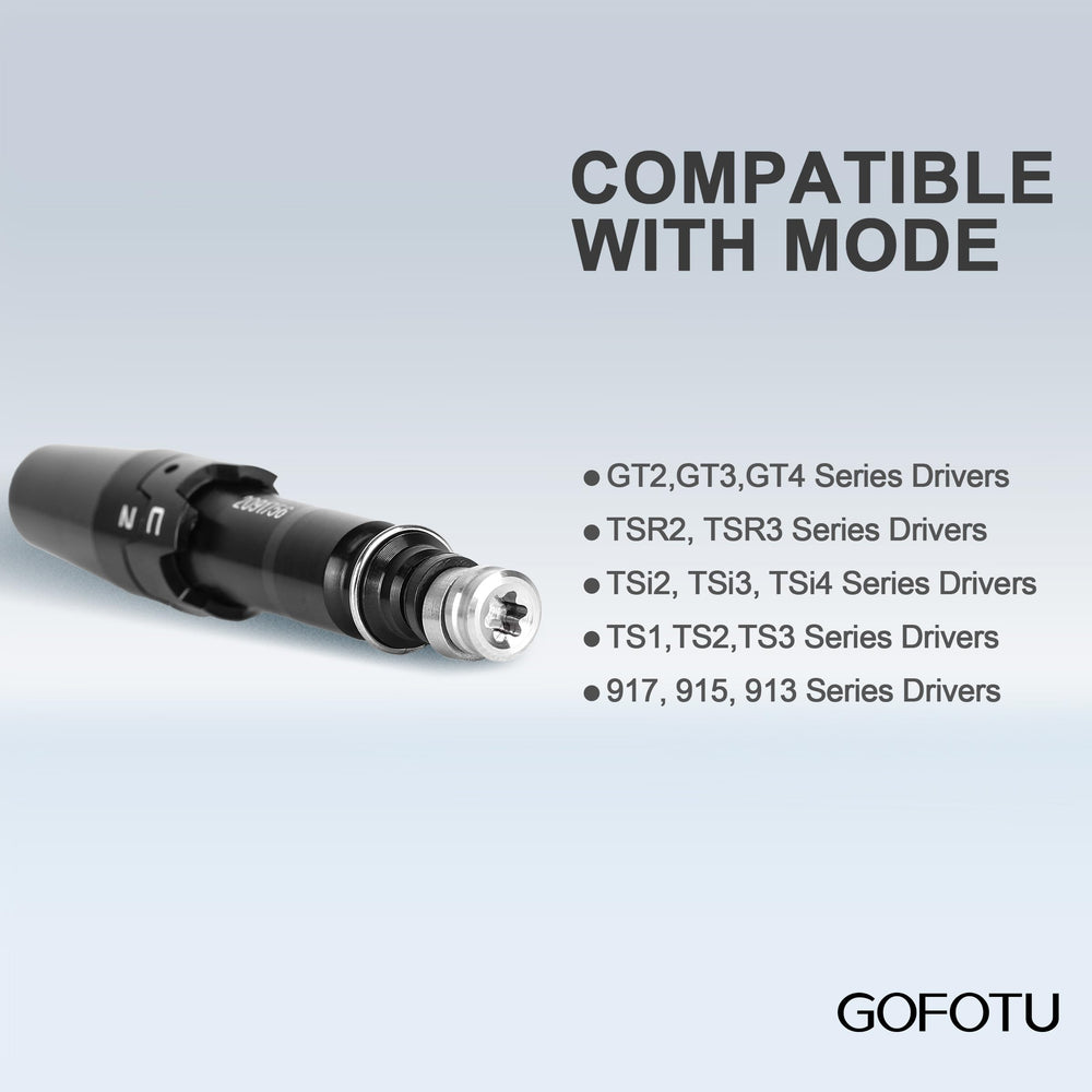 Gofotu side view with screw and washer visible to show all included hardware for assembly