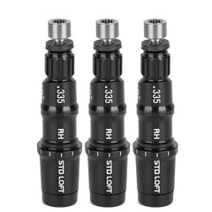 Gofotu adapter pack front view showing three sleeves and black finish for versatile compatibility