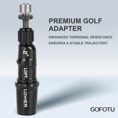 Gofotu included parts layout with ferrule washer and screw for complete installation kit