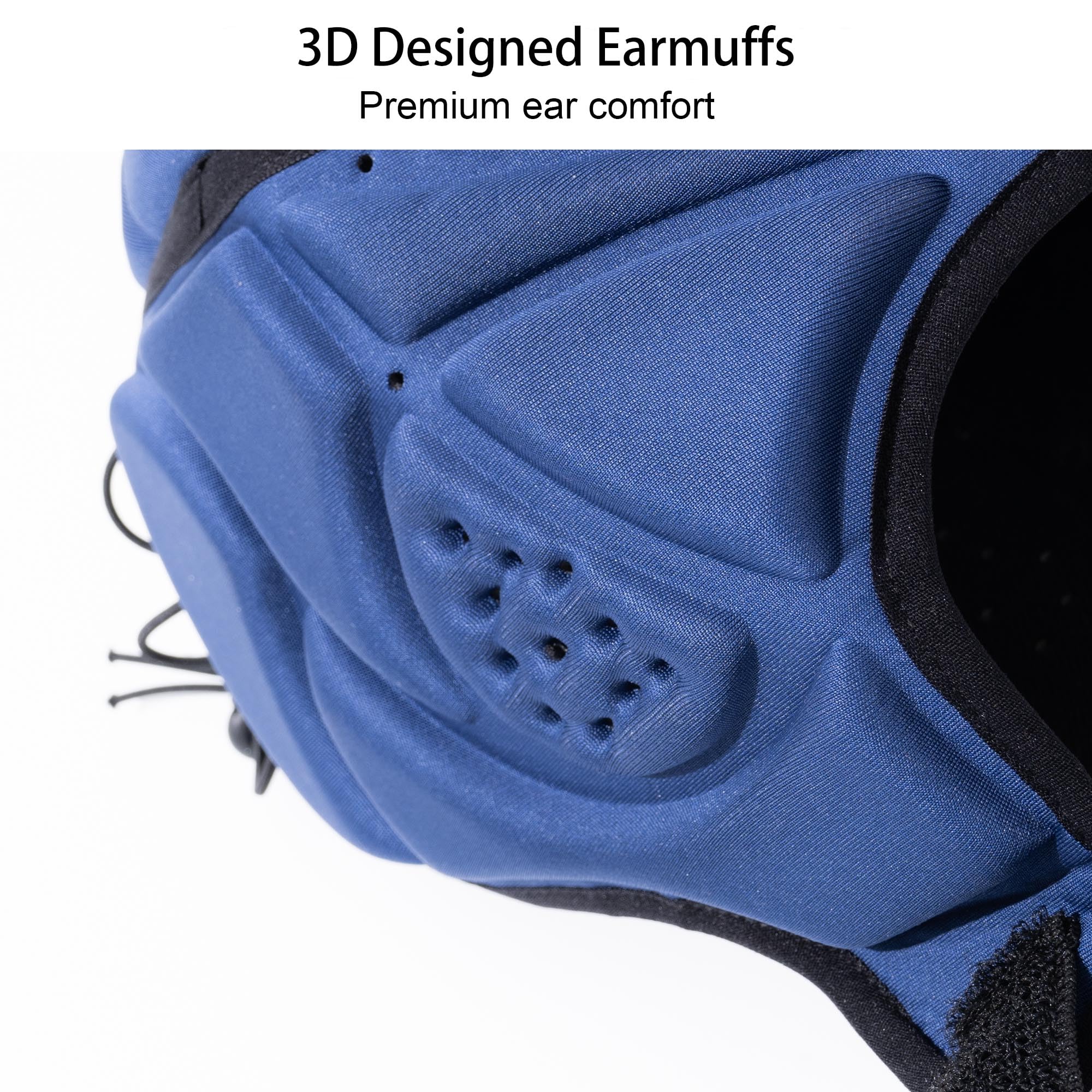 GOHASPW elastic rear panel demonstrating conforming fit for varied head sizes