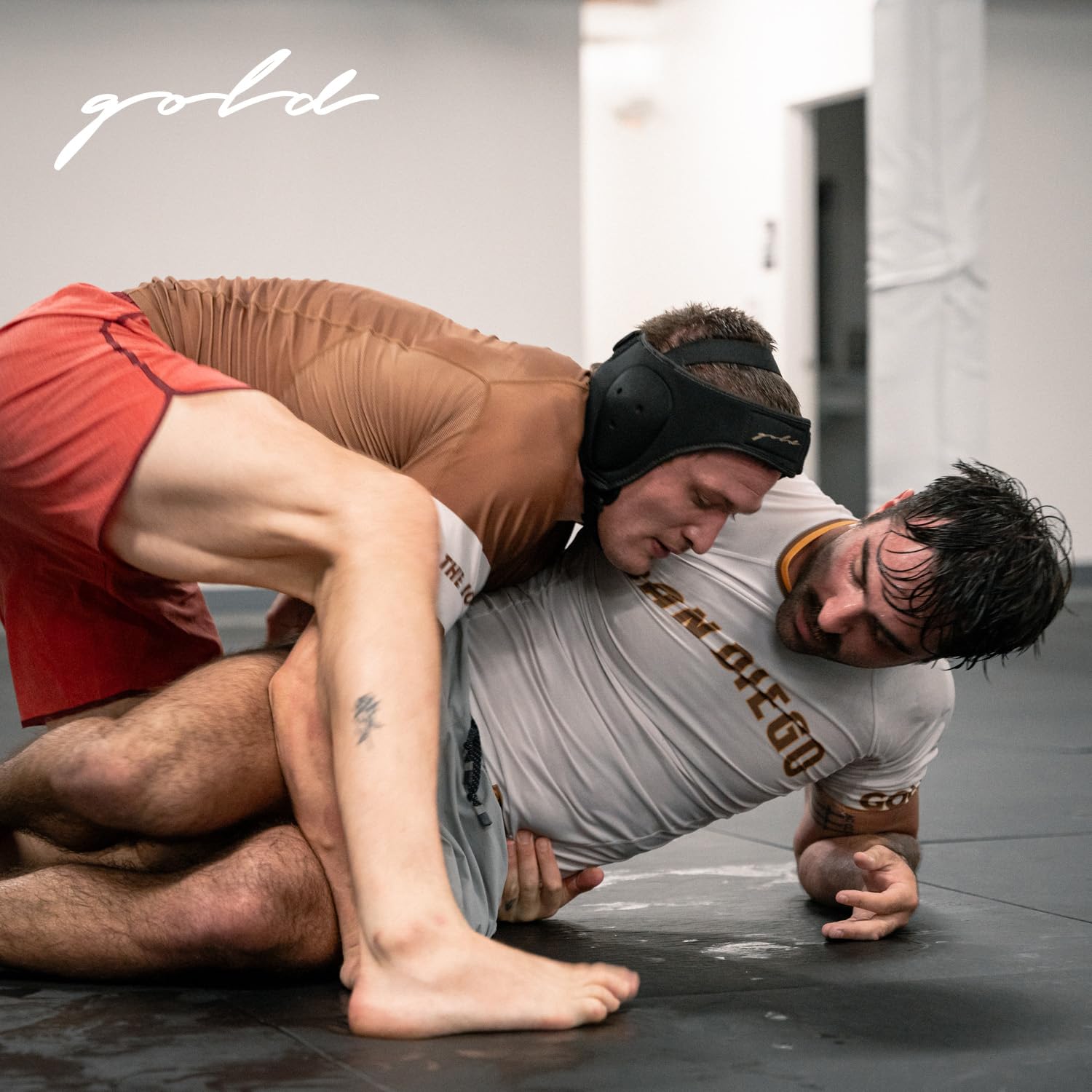 Gold BJJ with mouthguard included ready-to-train convenience benefit