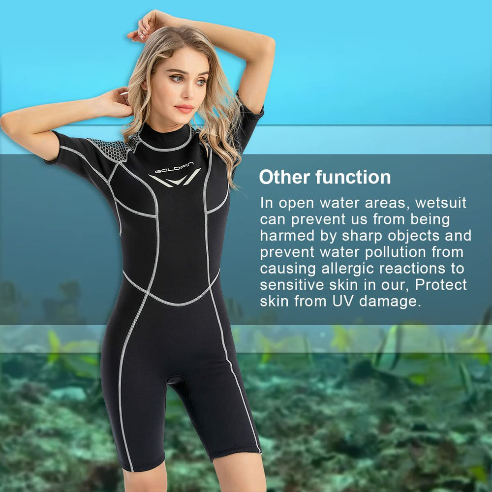 GoldFin wetsuit in use while surfing demonstrating range of motion