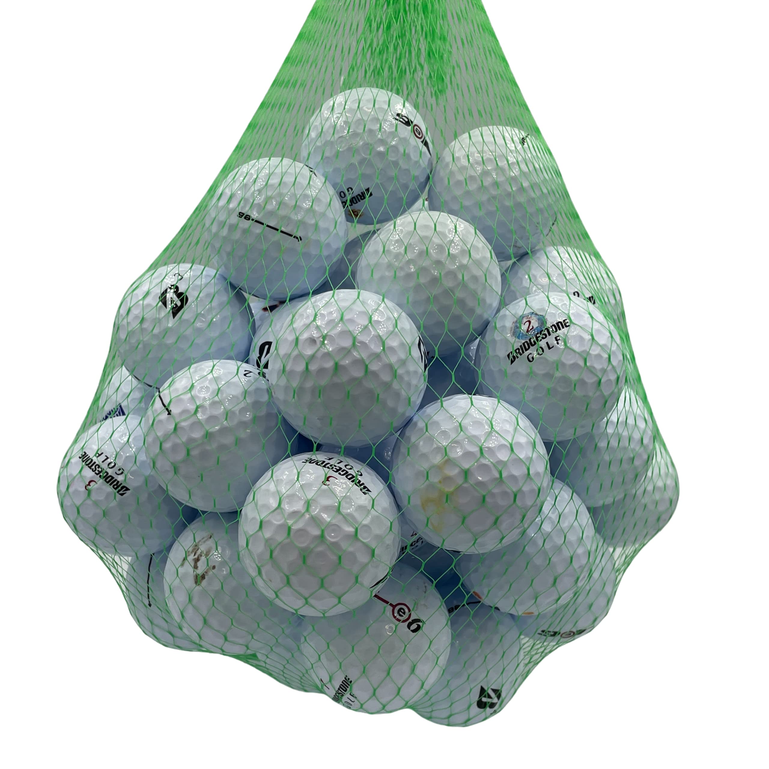 Golf Ball Planet E6 front view of multiple white balls showing clean condition and reliability