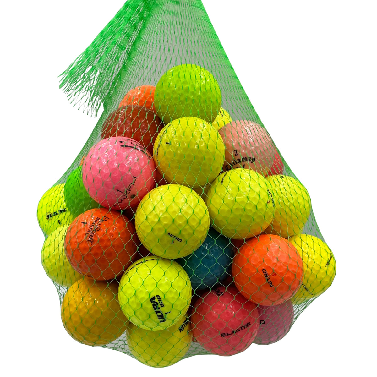 Golf Ball Planet front pack showing mixed colors and quantity benefit