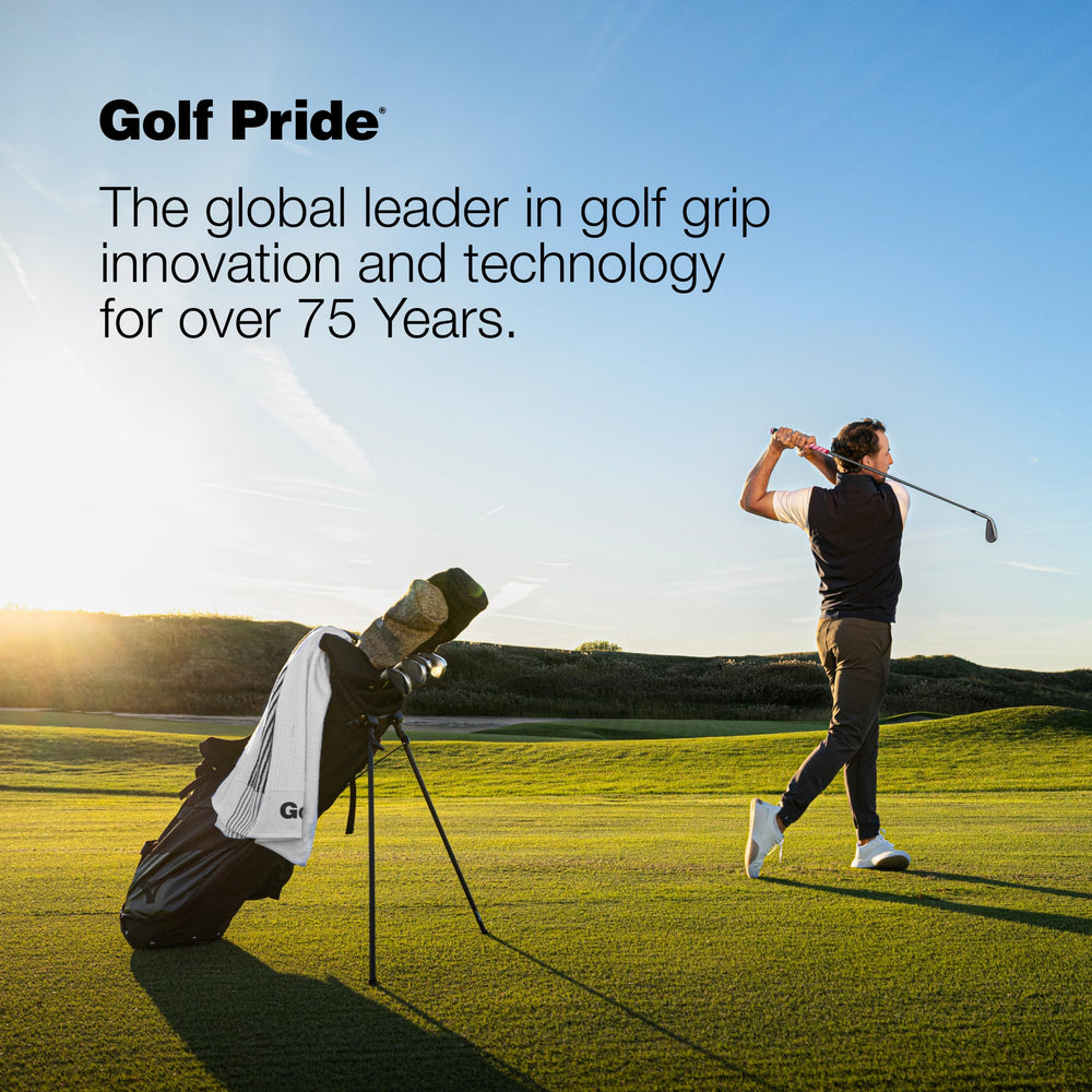 Golf Pride CPX in use on the course showing comfortable confident swing benefit