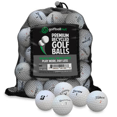 GolfBall Nut front packaging showing assorted recycled balls and value