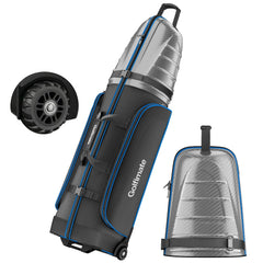 Golfimate front view gray blue showing full protection and sleek design