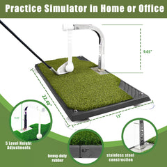 Golfupp turf close-up displaying PE surface texture for realistic ball feel and durability