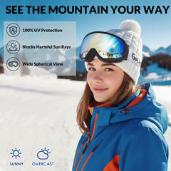 GoLight inner frame detail showing eyewear clearance and comfortable fit