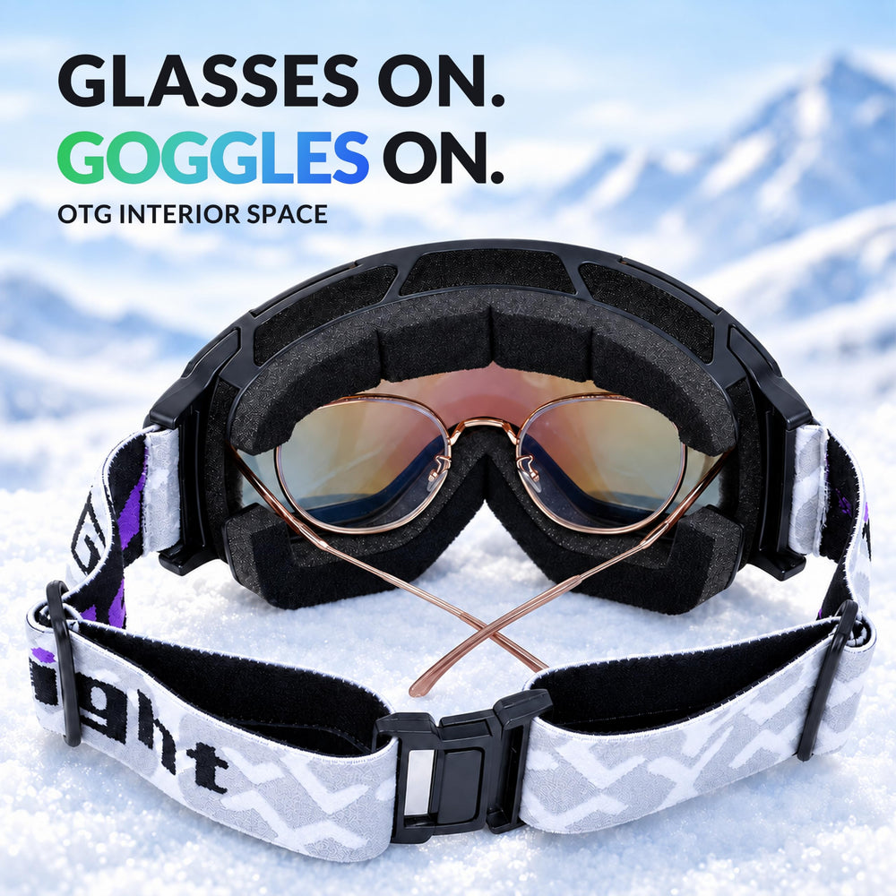 GoLight REVO spherical lens close-up showing anti-glare mirror benefit