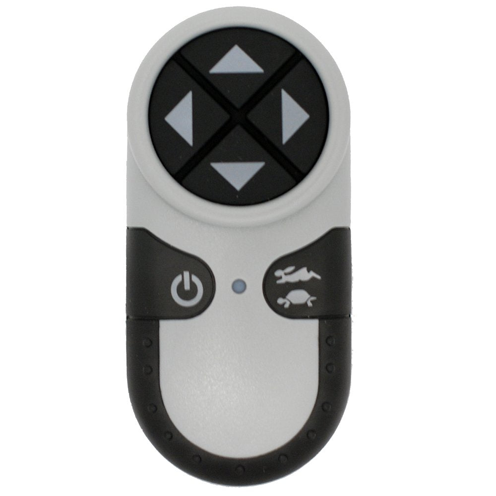 Golight remote front view showing buttons for fast, precise light control
