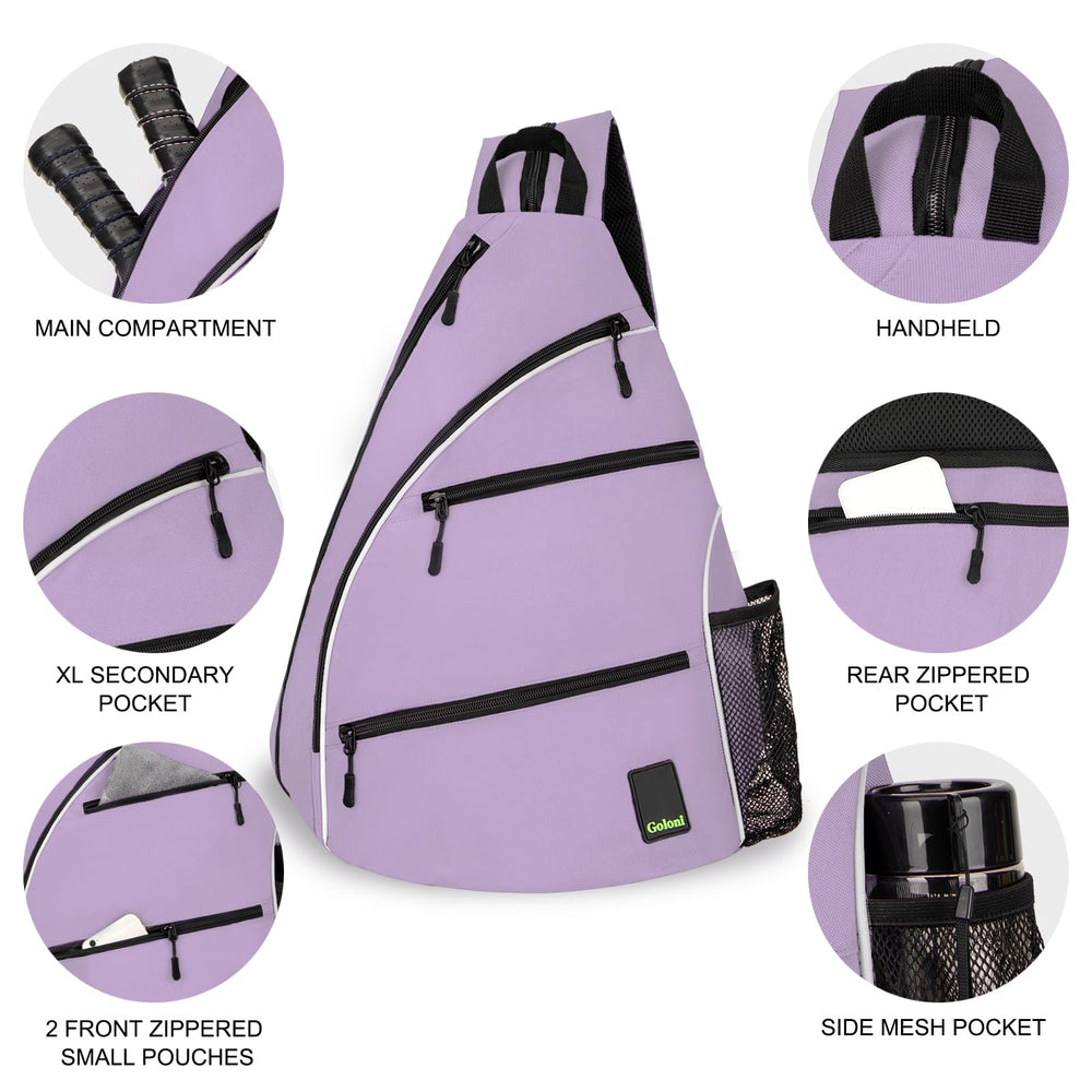Goloni padded straps and back panel for comfortable carry during travel
