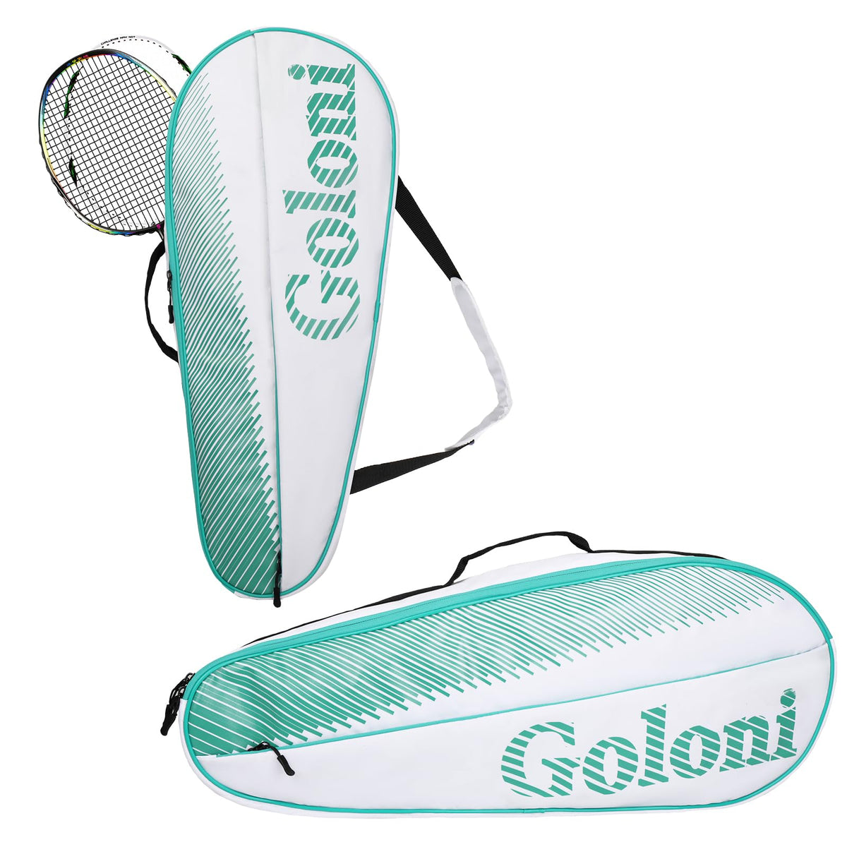 Goloni front view in green showing roomy pocket and organized access benefit