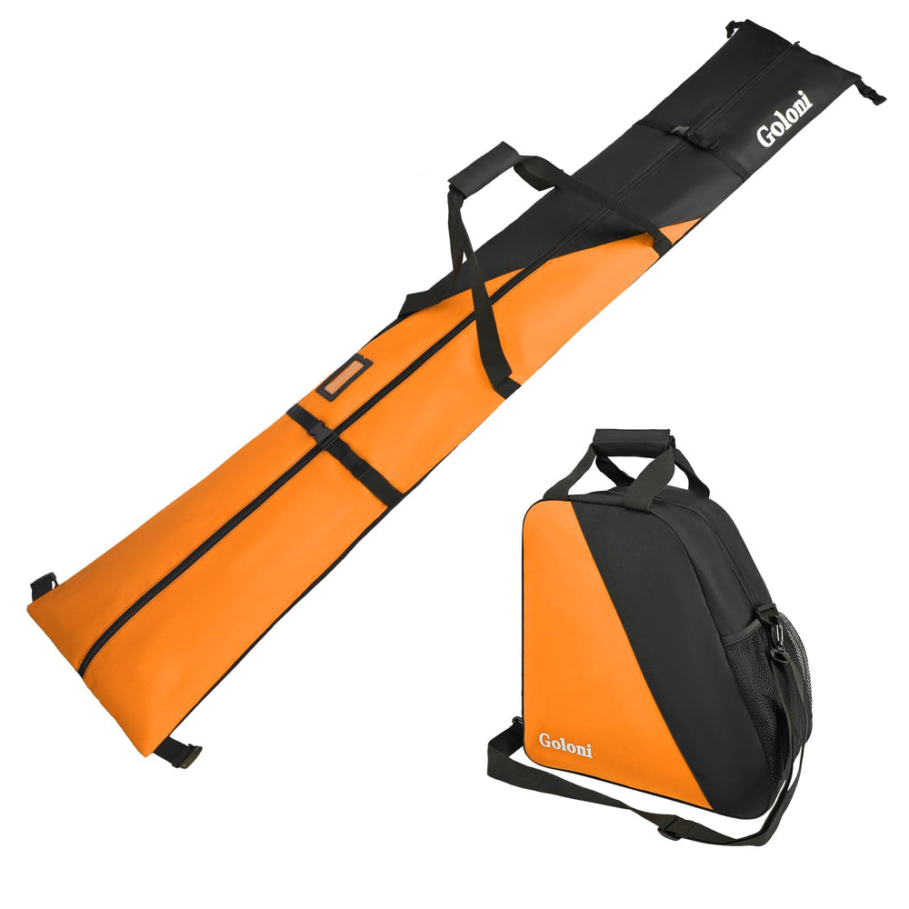 Goloni ski bag front view showing durable fabric and protective design benefit