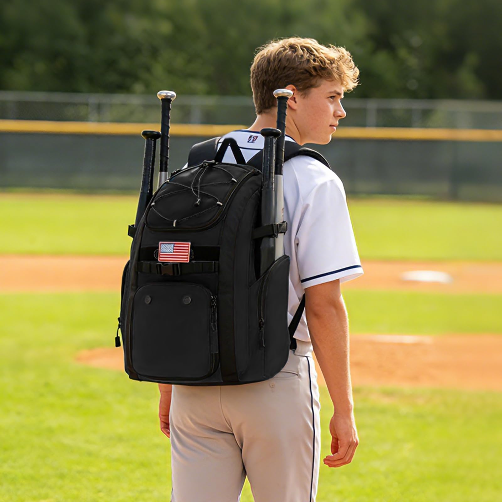 Goloni Velcro panel ready for team patches and easy personalization