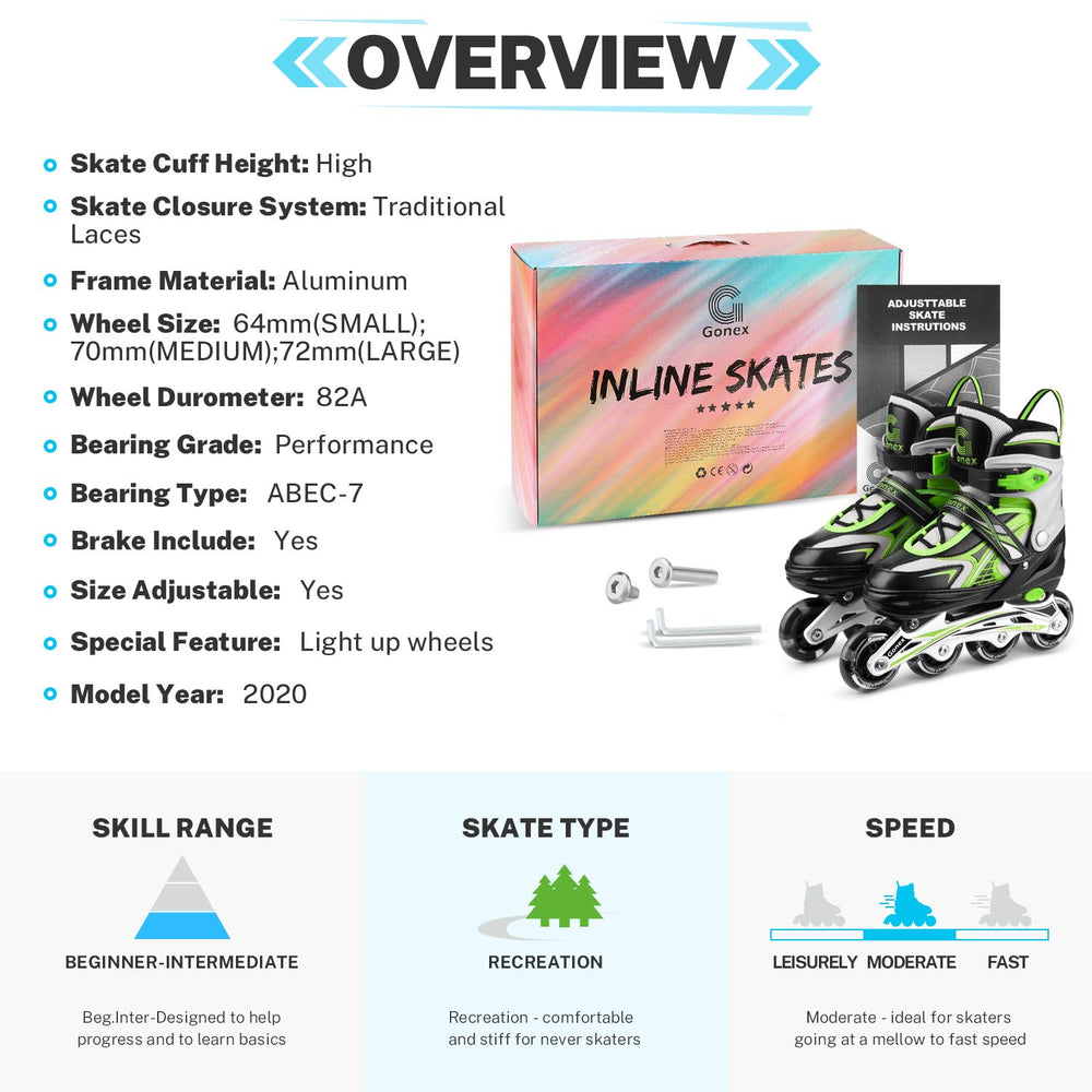 Gonex included skate tool and packaging accessories for maintenance