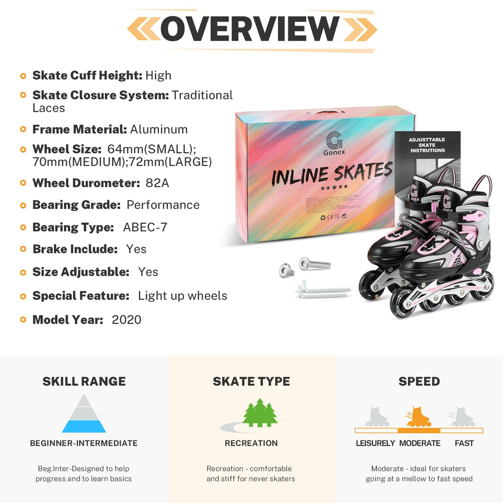 Gonex packaging with included skate tool and accessories for maintenance