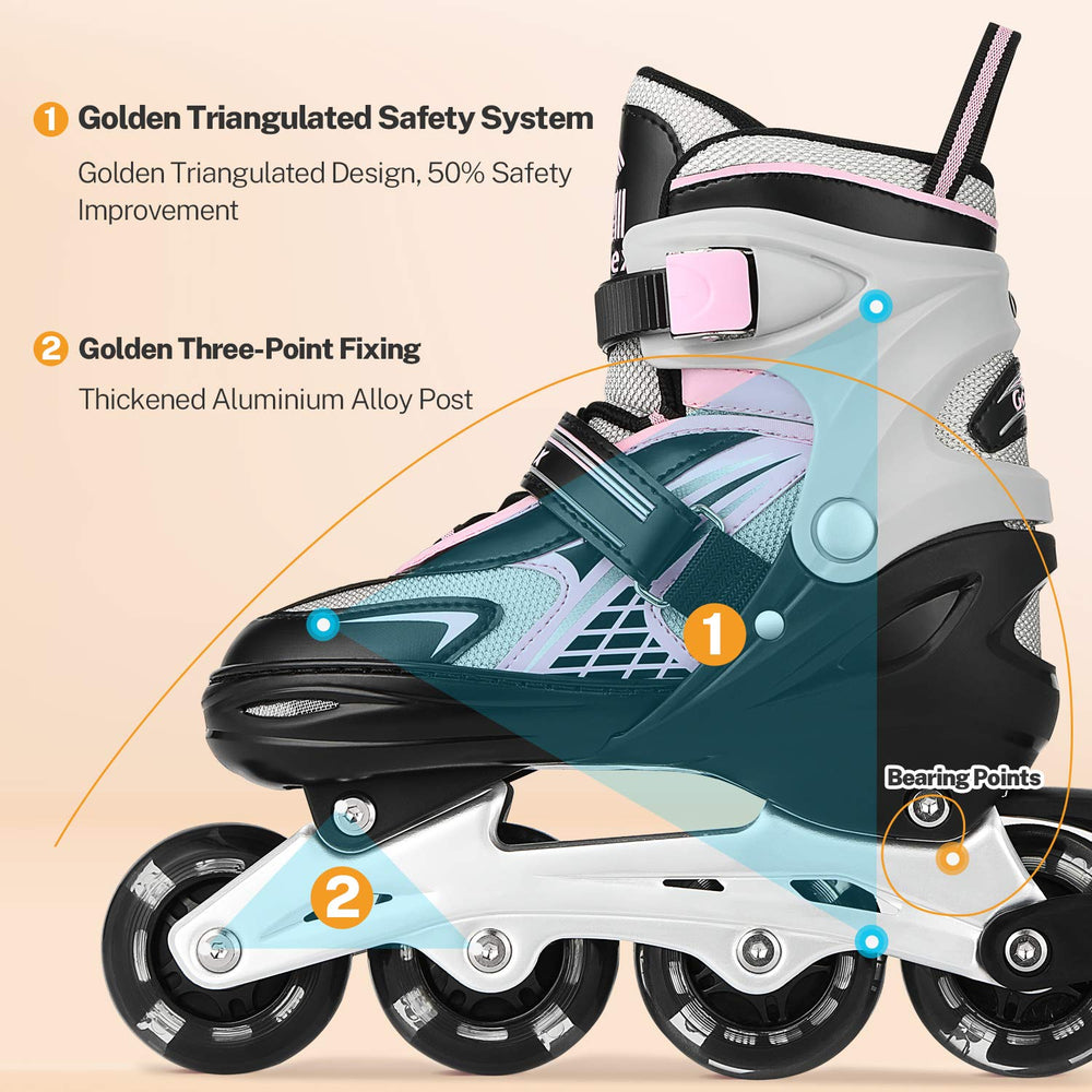 Gonex aluminum frame detail showing rigid support and durable construction