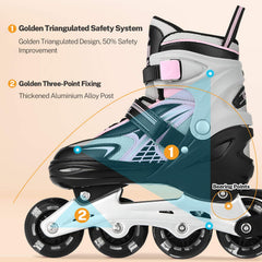 Gonex aluminum frame detail showing rigid support and durable construction