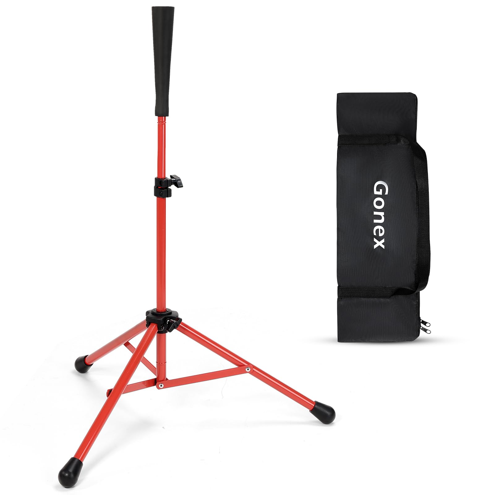 Gonex front view of tripod tee showing stable base and easy setup