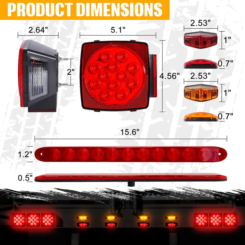 Gonice license plate light and bracket illuminating plate for compliance