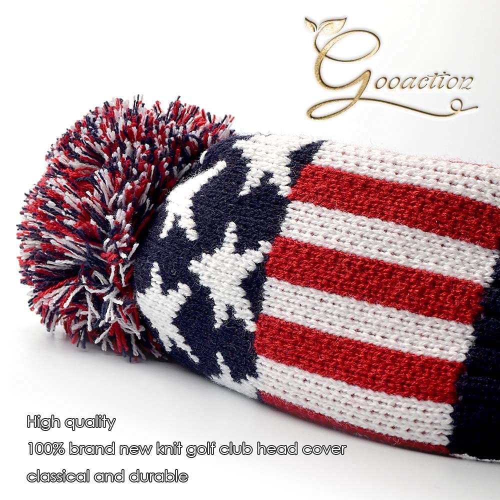 GOOACTION lifestyle shot on course showing stylish patriotic appeal