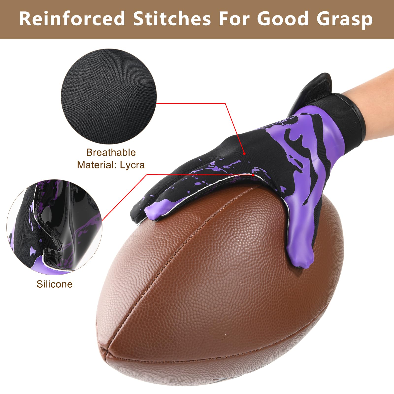 Goporoy breathable spandex back detail showing stretch and ventilation benefit